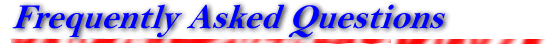 Frequently Asked Questions